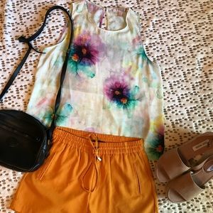Forever 21 watercolor flower shirt